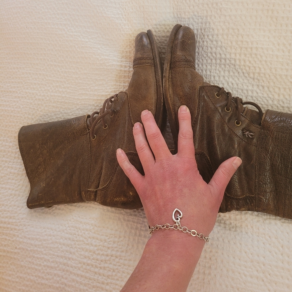All Saints Damasi Boots in Brown - Picture 11 of 12